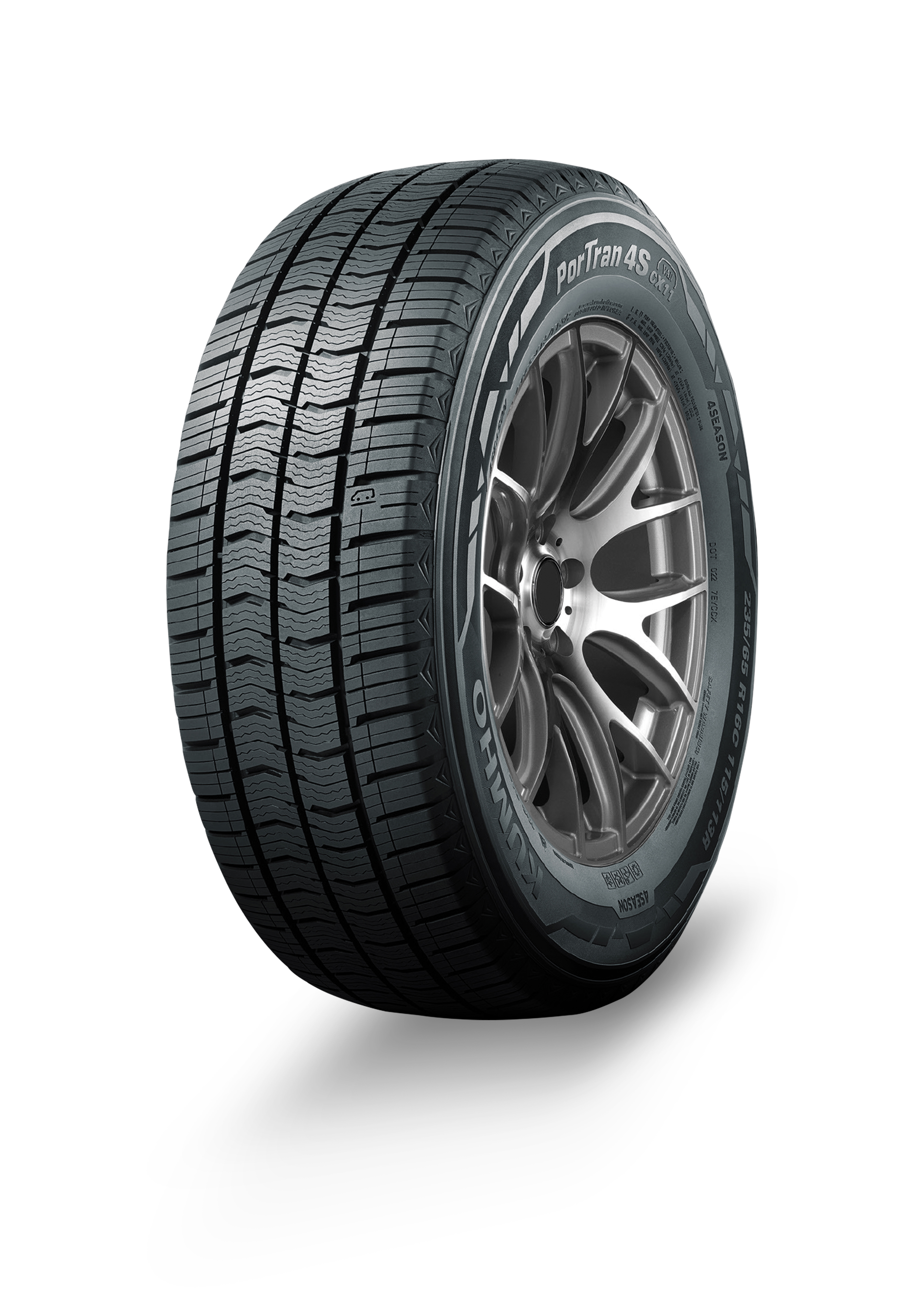 Pneu Kumho 225/75 R16 121R C 4 Saisons - Vue principale